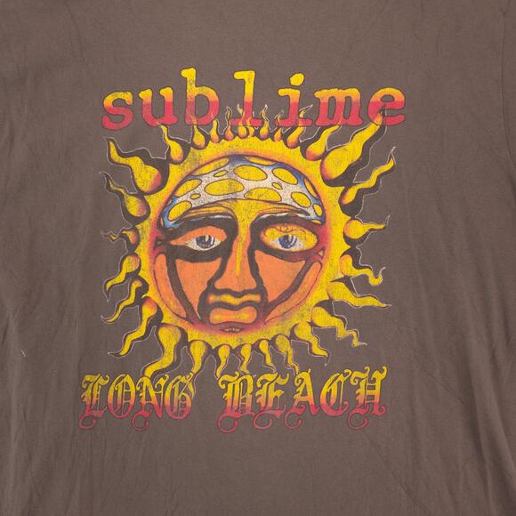 Sublime Band Short Sleeve Crew Neck Graphic Shirt Mens Size Extra Large XL Gray - Picture 4 of 9